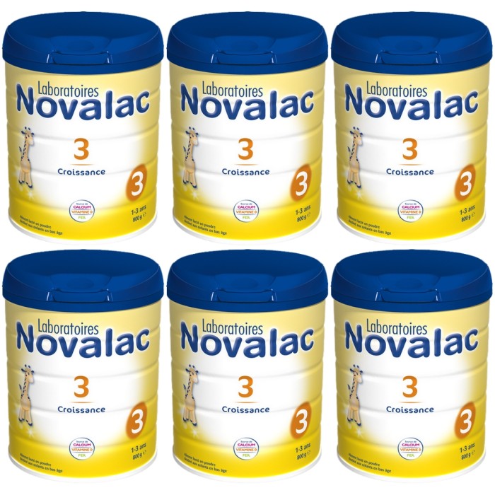 NOVALAC 3ème âge Offre pour un carton de 6 boites NOVALAC 3ème âge Offre pour un carton de 6 boites