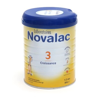 NOVALAC Lait de croissance De 1 à 3 ans Boite de 800 grammes NOVALAC Lait de croissance De 1 à 3 ans Boite de 800 grammes