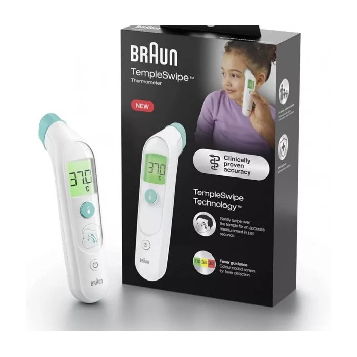 BRAUN  Thermomètre Temporal TempleSwipe BRAUN  Thermomètre Temporal TempleSwipe