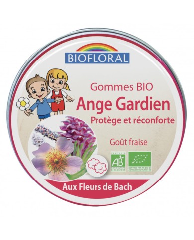 BIOFLORAL Gommes enfants aux fleurs de Bach "Ange gardien" 45 grammes
