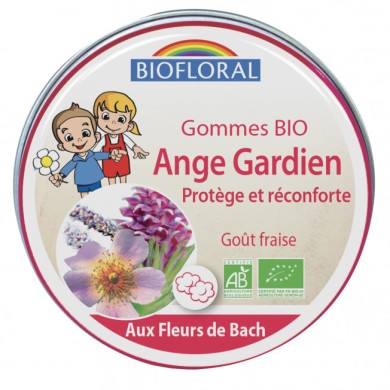 BIOFLORAL Gommes enfants aux fleurs de Bach "Ange gardien" 45 grammes