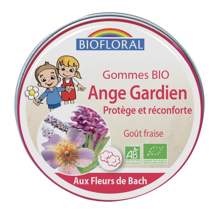 BIOFLORAL Gommes enfants aux fleurs de Bach "Ange gardien" 45 grammes BIOFLORAL Gommes enfants aux fleurs de Bach "Ange gardien" 45 grammes