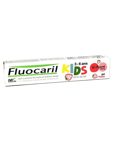 FLUOCARIL KIDS 3-6 ANS GOUT FRAISE Tube de  50 ML