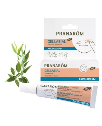 PRANAROM Gel labial pour boutons de fièvres Tube de 5 ml PRANAROM Gel labial pour boutons de fièvres Tube de 5 ml