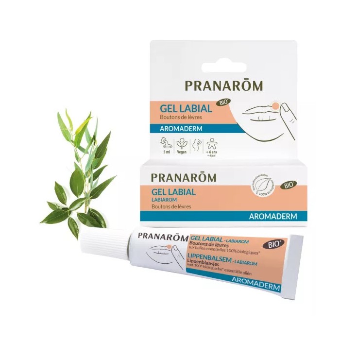PRANAROM Gel labial pour boutons de fièvres Tube de 5 ml PRANAROM Gel labial pour boutons de fièvres Tube de 5 ml