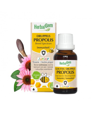 HERBALGEM Gouttes Propolis BIO Junior Flacon de 15 ml HERBALGEM Gouttes Propolis BIO Junior Flacon de 15 ml
