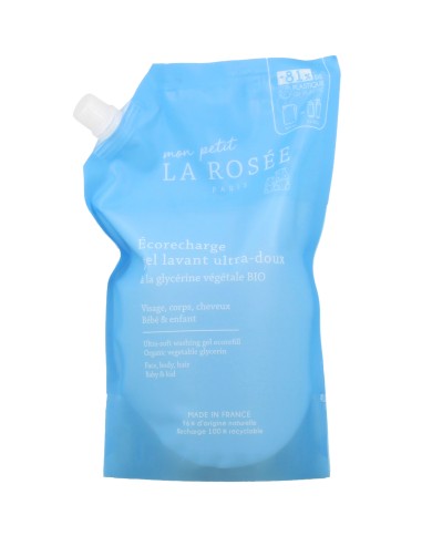 Mon petit LA ROSEE Gel lavant ultra-doux Eco-recharge de 800 ml Mon petit LA ROSEE Gel lavant ultra-doux Eco-recharge de 800 ml