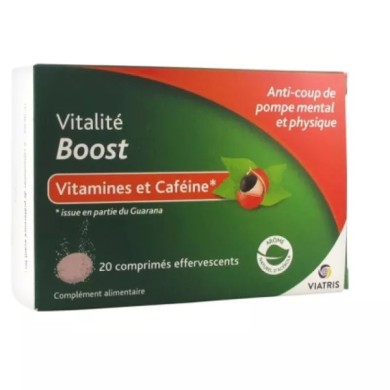 VIATRIS VITALITE BOOST Boite de 20 comprimés effervescent VIATRIS VITALITE BOOST Boite de 20 comprimés effervescent