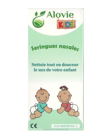 SERINGUES NASALES DE 10 MILLILITRES ALOVIE KIDS Boite de 2
