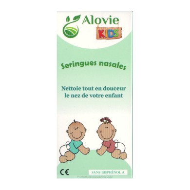 SERINGUES NASALES DE 10 MILLILITRES ALOVIE KIDS Boite de 2 SERINGUES NASALES DE 10 MILLILITRES ALOVIE KIDS Boite de 2