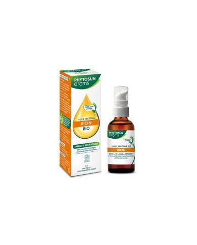 PHYTOSUN AROMS Huile Végétale Bio RICIN Flacon de 50ml PHYTOSUN AROMS Huile Végétale Bio RICIN Flacon de 50ml