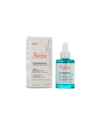 AVENE CLEANANCE Sérum exfoliant A.H.A Flacon de 30 ml AVENE CLEANANCE Sérum exfoliant A.H.A Flacon de 30 ml