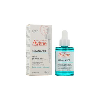 AVENE CLEANANCE Sérum exfoliant A.H.A Flacon de 30 ml AVENE CLEANANCE Sérum exfoliant A.H.A Flacon de 30 ml