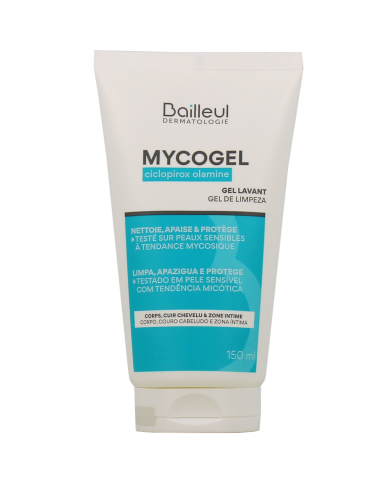 MYCOGEL Gel lavant pour les peaux à tendance mycosique Tube de 150 ml MYCOGEL Gel lavant pour les peaux à tendance mycosique Tube de 150 ml