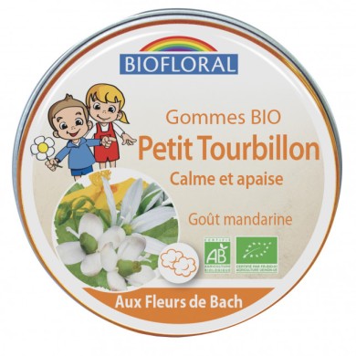 BIOFLORAL Gommes enfants Petit Tourbillon Boite de  45 grammes