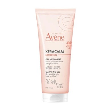AVÈNE XERACALM NUTRITION - Gel Nettoyant - Visage et Corps - Peaux Sensibles et Sèches Tube de100ml AVÈNE XERACALM NUTRITION - Gel Nettoyant - Visage et Corps - Peaux Sensibles et Sèches Tube de100ml
