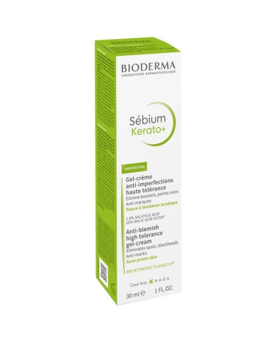 BIODERMA SEBIUM KERATO + Tube de 30 ml BIODERMA SEBIUM KERATO + Tube de 30 ml