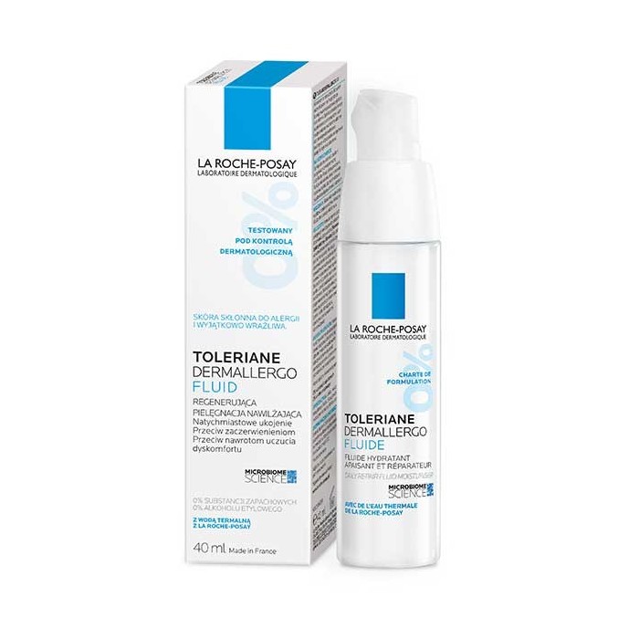 La Roche-Posay Toleriane Fluide Visage Hydratant Peaux Hypersensibles Tube de 40 ml