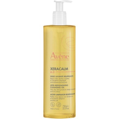 AVENE XeraCalm AD Huile lavante relipidante Flacon pompe de 750 ml AVENE XeraCalm AD Huile lavante relipidante Flacon pompe de 750 ml
