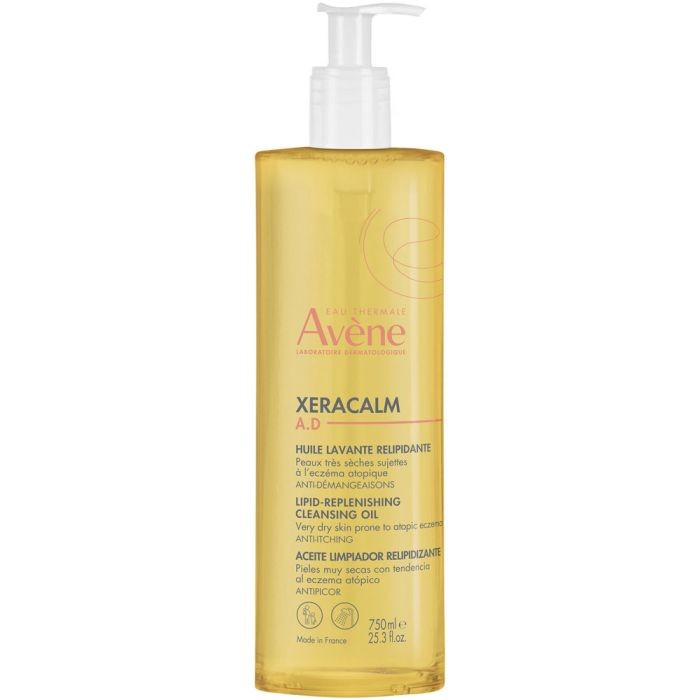 AVENE XeraCalm AD Huile lavante relipidante Flacon pompe de 750 ml AVENE XeraCalm AD Huile lavante relipidante Flacon pompe de 750 ml