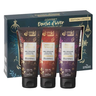 MKL COFFRET ÉDITION LIMITÉE – DOUCHE D’HIVER 3 tubes de 100 ml