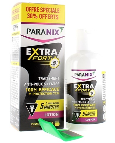 PARANIX EXTRA FORT Lotion anti poux Flacon de 200 ml