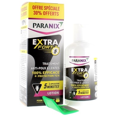 PARANIX EXTRA FORT Lotion anti poux Flacon de 200 ml