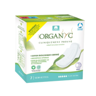 ORGANYC Bio Serviettes EXTRA Boite de 7 serviettes spécial nuit ou flux abondant ORGANYC Bio Serviettes EXTRA Boite de 7 serviettes spécial nuit ou flux abondant