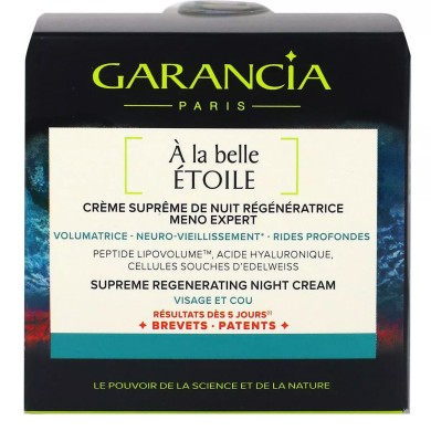 GARANCIA A la belle étoile crème suprême de nuit régénératrice Pot de 40ml GARANCIA A la belle étoile crème suprême de nuit régénératrice Pot de 40ml