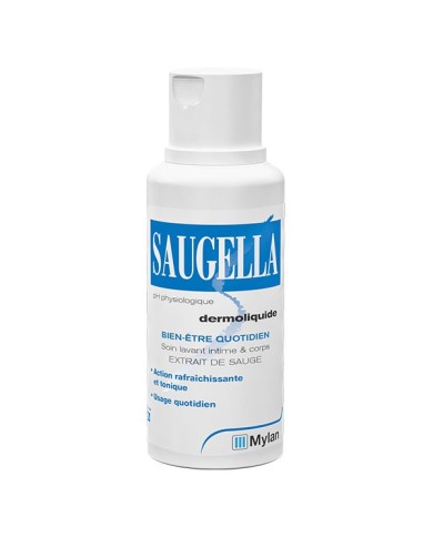 Saugella Dermoliquide Soin Lavant Intime et Corps Flacon de 250ml