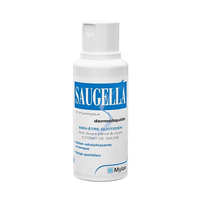 Saugella Dermoliquide Soin Lavant Intime et Corps Flacon de 250ml