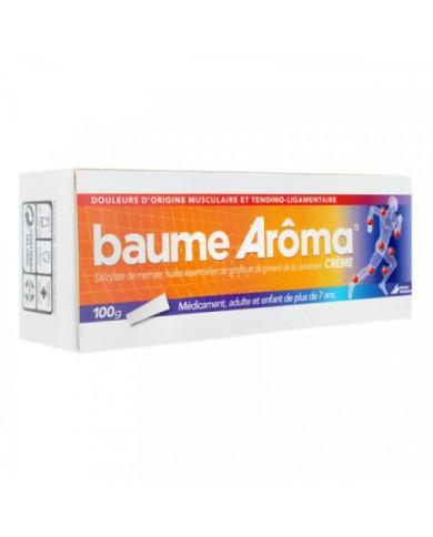 BAUME AROMA Crème tube de 100 Grammes
