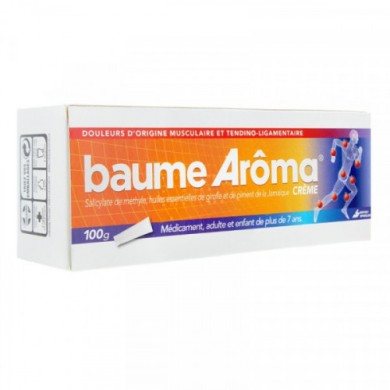 BAUME AROMA Crème tube de 100 Grammes BAUME AROMA Crème tube de 100 Grammes