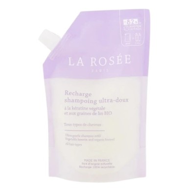 LA ROSÉE RECHARGE SHAMPOING ULTRA-DOUX Poche de 400ML LA ROSÉE RECHARGE SHAMPOING ULTRA-DOUX Poche de 400ML