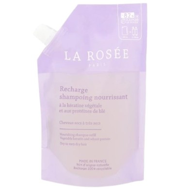 LA ROSEE SHAMPOING NOURRISSANT RECHARGE  DE 400ML