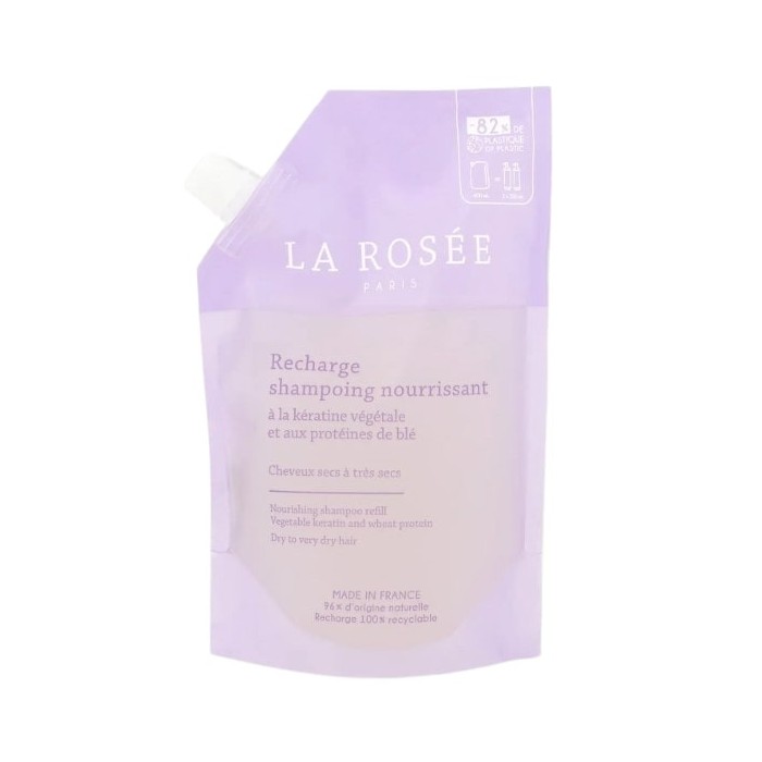 LA ROSEE SHAMPOING NOURRISSANT RECHARGE  DE 400ML LA ROSEE SHAMPOING NOURRISSANT RECHARGE  DE 400ML