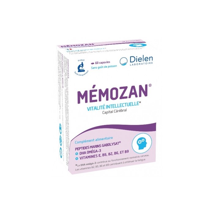 DIELEN MEMOZAN Vitalité intellectuelle Boite de 60 capsules