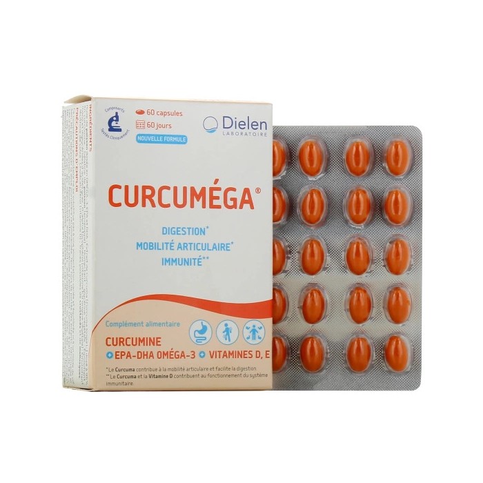 DIELEN CURCUMEGA Boite de 60 capsules DIELEN CURCUMEGA Boite de 60 capsules