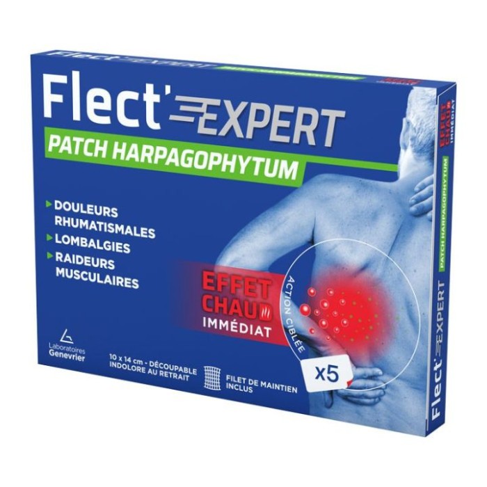 Flect'Expert Patch Harpagophytum Boite de 5 + filet de maintien