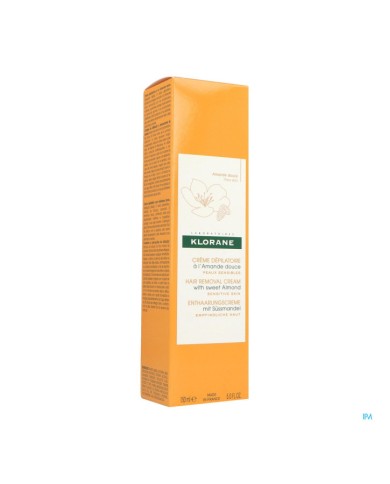 KLORANE Crème dépilatoire peaux sensibles Tube de 150 ml KLORANE Crème dépilatoire peaux sensibles Tube de 150 ml