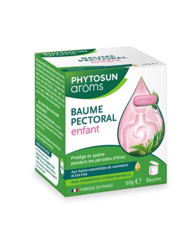 Phytosun Arôms BAUME PECTORAL ENFANT Pot de 60 grammes