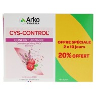 ARKOPHARMA Cys ControlBoite de 2 x 20 gélules