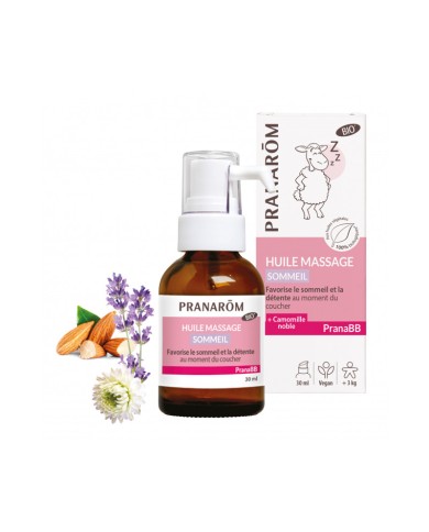 PRANAROM Huile de massage Sommeil Flacon de 30 ml PRANAROM Huile de massage Sommeil Flacon de 30 ml