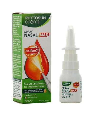 Phytosun Aroms Spray Nasal Max effet 4en1 Spray de 20 ml