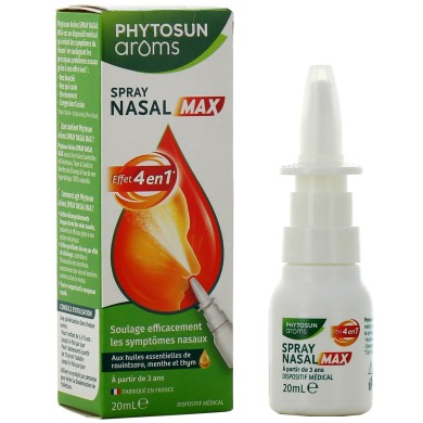 Phytosun Aroms Spray Nasal Max effet 4en1 Spray de 20 ml Phytosun Aroms Spray Nasal Max effet 4en1 Spray de 20 ml