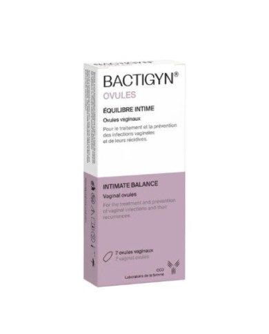BACTIGYN Ovules Equilibre intime Boite de 7 ovules vaginaux
