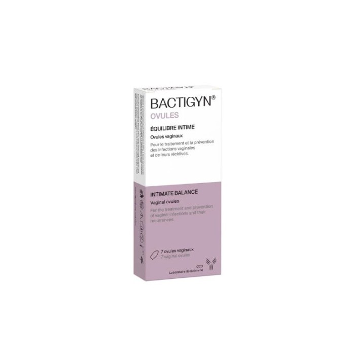 BACTIGYN Ovules Equilibre intime Boite de 7 ovules vaginaux