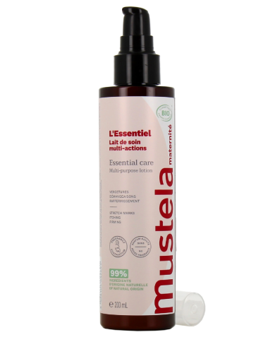 MUSTELA Maternité Lait de soin multi-action Flacon pompe de 200 ml MUSTELA Maternité Lait de soin multi-action Flacon pompe de 200 ml