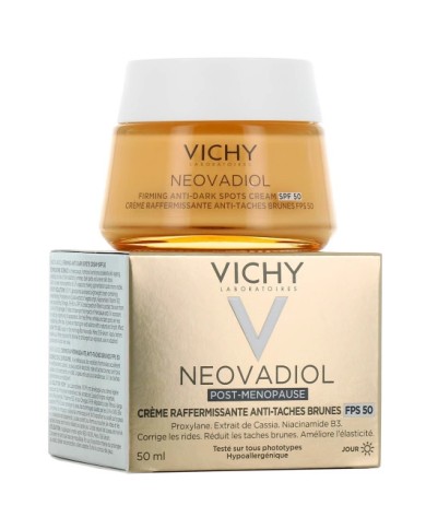Vichy Neovadiol Crème Raffermissante Anti-Taches Brunes SPF50 Pot de 50 ml Vichy Neovadiol Crème Raffermissante Anti-Taches Brunes SPF50 Pot de 50 ml