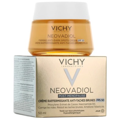 Vichy Neovadiol Crème Raffermissante Anti-Taches Brunes SPF50 Pot de 50 ml Vichy Neovadiol Crème Raffermissante Anti-Taches Brunes SPF50 Pot de 50 ml